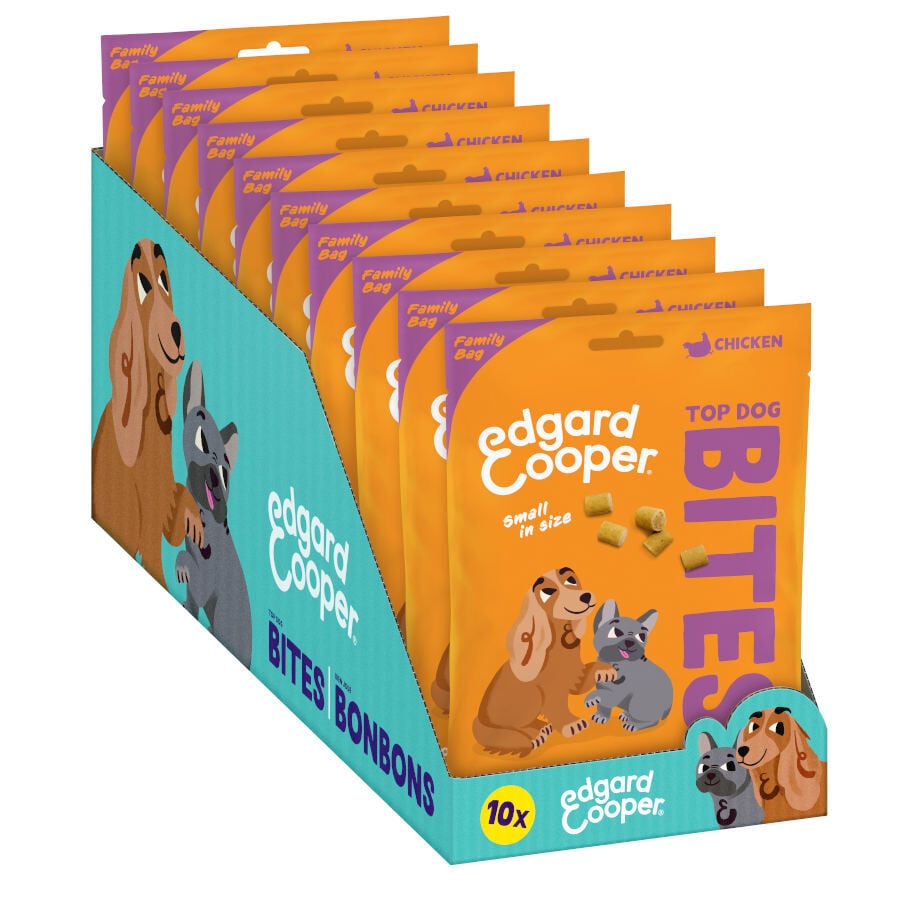 120 g Edgard & Cooper Bocaditos Mini de Pollo snack para perros, , large Imagen numero 9